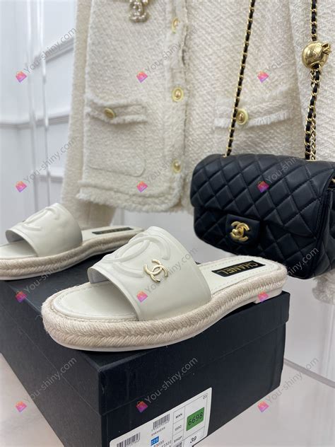 chanel slippers wit|chanel slippers men.